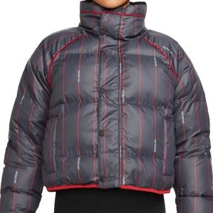 Women's Nike Air Jordan Flight Puffer Jacket DH0785-010 Size XS NWT